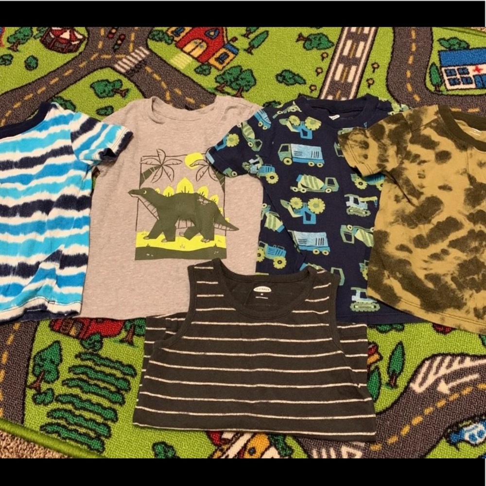 5 boys summer tops
